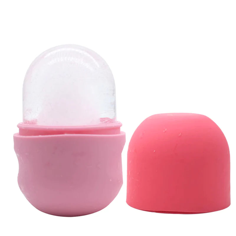 Ice Roller for Face Eyes and Neck Ice Cube Mold Beauty Skin Care Gua Sha Tools Brightens Skin Reusable Facial Treatment Tools