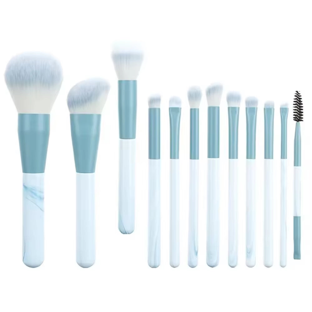 13 PCS Makeup Brushes Set Eye Shadow Foundation Women Cosmetic Brush Eyeshadow Blush Beauty Soft Make up Tools Bag