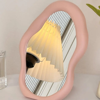 Miroir de maquillage, rose, a poser